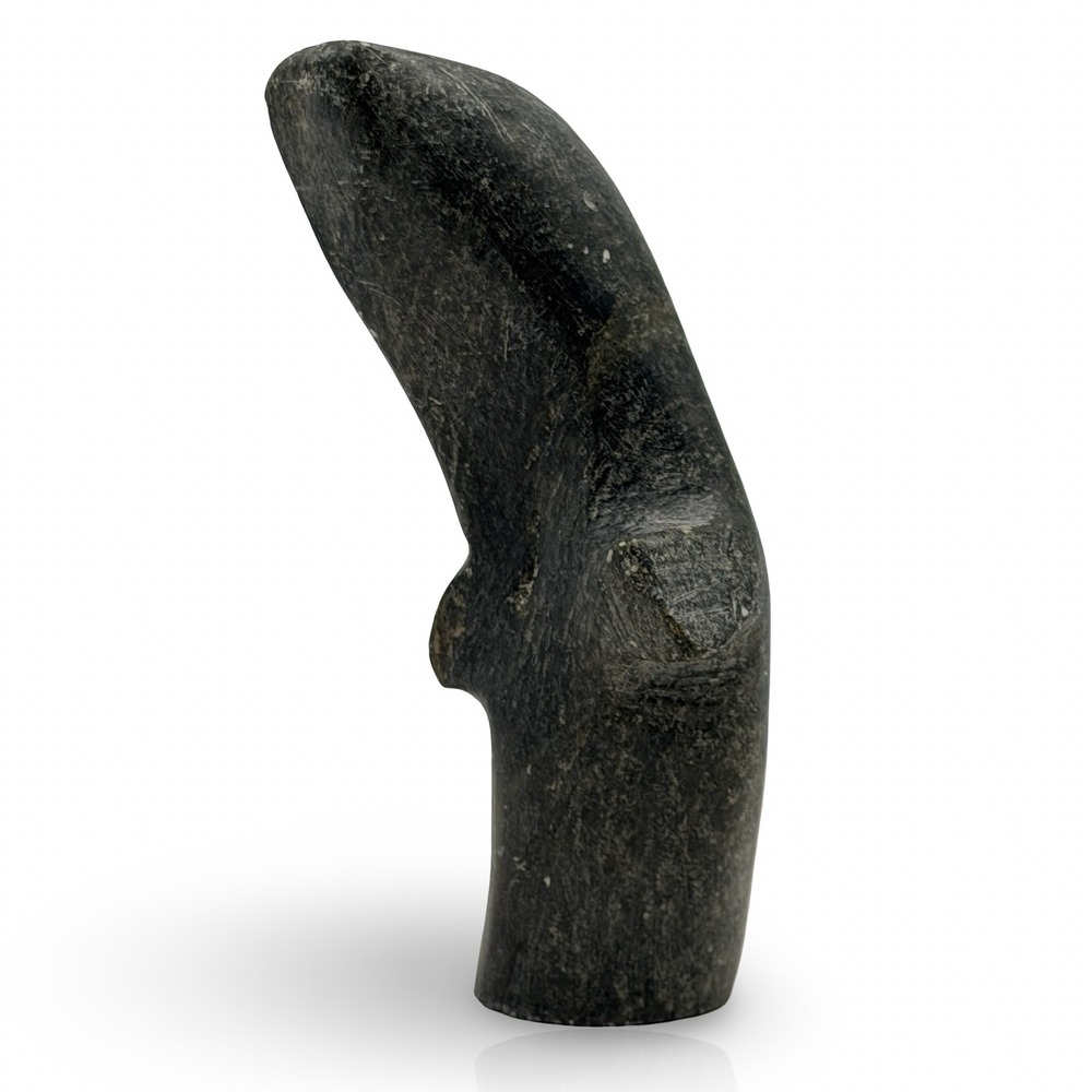 Vintage Inuit Arviat Sculpture 5A-16185
Abstract Spirit Whale Basalt Baffin CAN - Picture 4 of 11
